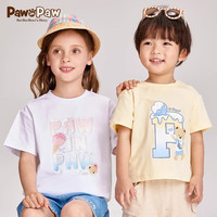 PawinPaw【限时特价2.0】小熊童装24年夏男女童冰激凌凉感短 Blue蓝色/50 120 cm