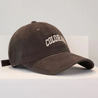 UNFADER 2025新款女棒球帽大头围加大加深显脸小软顶宽帽檐刺绣鸭舌帽子男