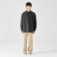無印良品 MUJI(無印良品 )男式 法兰绒 宽版衬衫 男士长袖衬衣外套厚款纯棉
AC09CC4A