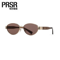帕莎 老钱框 美式窄框墨镜摩登太阳镜 PS2075-K金色