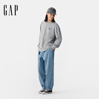 Gap/盖璞 简约百搭 男士长袖T恤