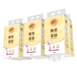Breeze 清风 抽纸悬挂式4层 250抽*6提