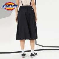 dickies 半身裙女 纯色学院风a字中吊带长裙 DK010196