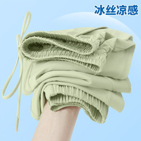 雪中飞 SNOWFLYING休闲裤女2025夏季冰丝防晒束脚裤小个子显高冰感百搭长裤PC 浅绿468F (好心情) L (165/70A)