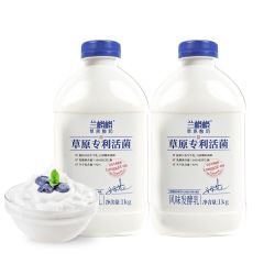 兰格格 草原酸奶1kg*2瓶