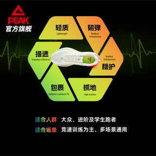 匹克 态极二次呼吸2.0全能缓震碳板跑鞋 DH520007