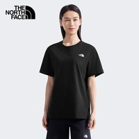 The North Face北面短袖T恤款户外舒适透气8EY9 黑色/JK3 S