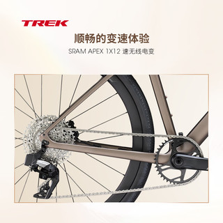 崔克（TREK）FX SPORT 6 碳纤维无线电变通勤多功能平把公路车门店提取 哑光青铜色/深烟灰色 L（身高175-186CM） 12速