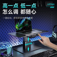 NVV 电动升降电脑桌 USB多口扩展坞 RGB灯