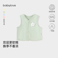 婴儿马甲春款纯棉宝宝马夹无袖背心休闲百搭坎肩可爱上衣小马褂