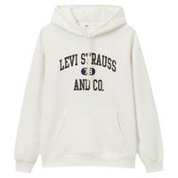 Levi's李维斯男士美式校园风印花简约休闲加绒连帽落肩宽松卫衣