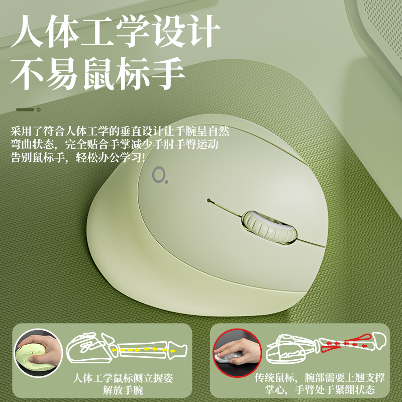 暮霭黑【2.4G+蓝牙双模】-充电款-不易鼠标手