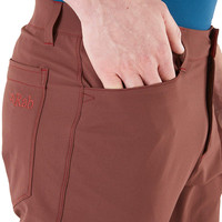 睿坡 Rab男士户外轻量运动登山软壳裤防泼水休闲裤长裤 QFU-86 军绿色ARM 32