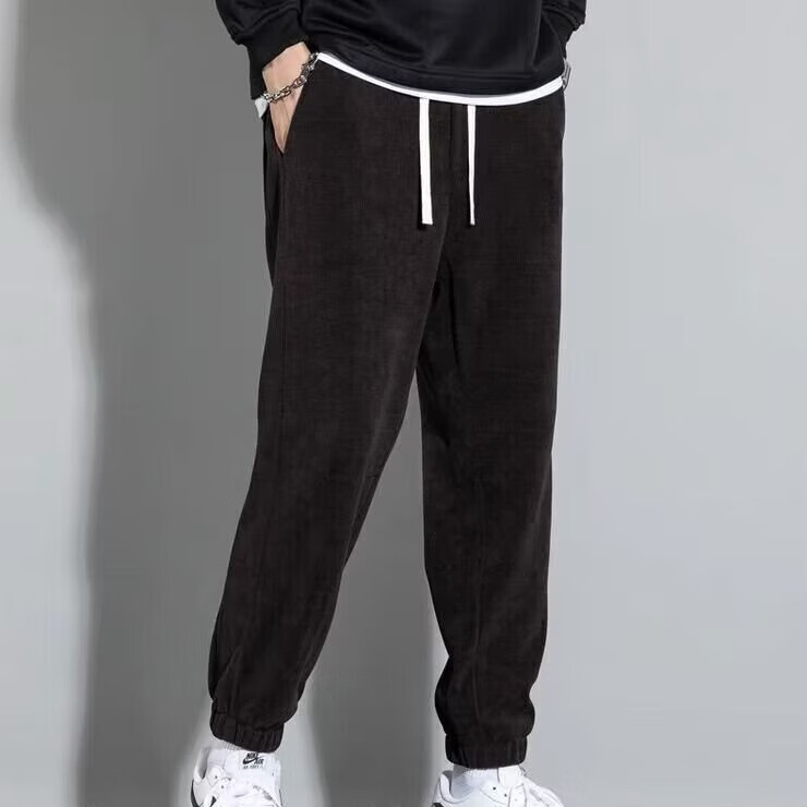 YIBO/益帛 宽松束脚 男士休闲裤