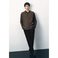 UR男装时尚简约气质轻熟风宽松开襟衬衫UMF240038