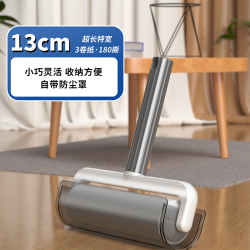 随用 SHOWYOUNG 粘毛器滚筒长杆大号粘纸床上沾毛器滚刷地板头发滚轮神器可撕式纸
