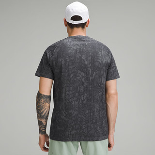露露乐蒙lululemon丨Metal Vent Tech男士运动短袖 T 恤 LM3EXBS 发散黑/沥青灰 XS