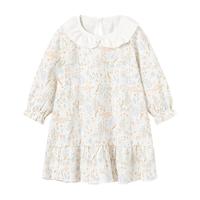 童泰婴儿连衣裙纯棉春秋季女宝宝裙子女童家居睡裙女孩儿童睡衣