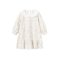 童泰婴儿连衣裙纯棉春秋季女宝宝裙子女童家居睡裙女孩儿童睡衣 粉色