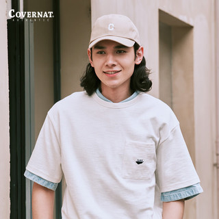  COVERNAT 竹节棉口袋设计 男女同款t恤