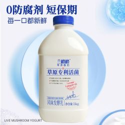 兰格格 草原活菌酸奶大桶发酵益生菌专利儿童早餐奶1kg*2桶