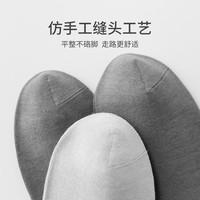 Caramella卡拉美拉袜子女士短袜新疆棉短筒袜舒适透气休闲运动袜男袜休闲棉袜不臭脚 男士全浅灰5双