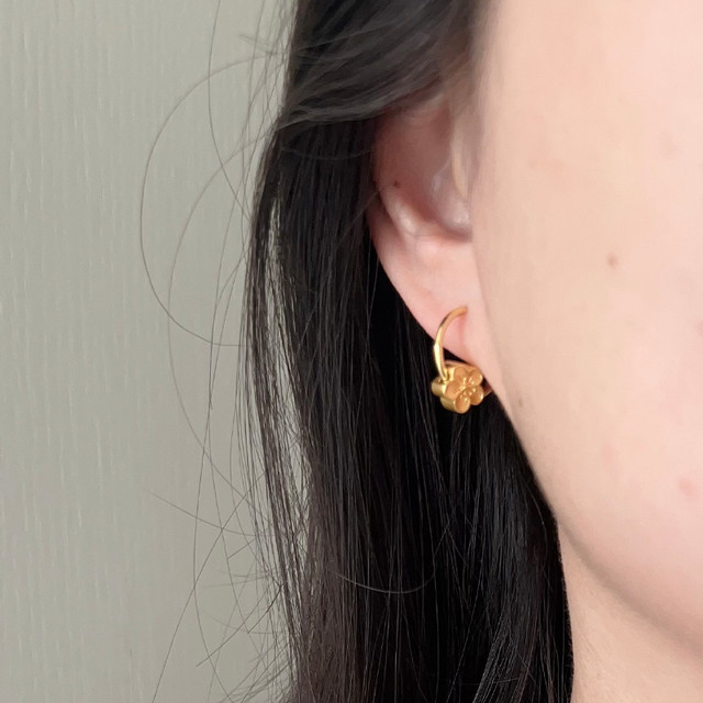 LOVE&LOVE love＆love 小桃花耳环 0.24g JE2503016