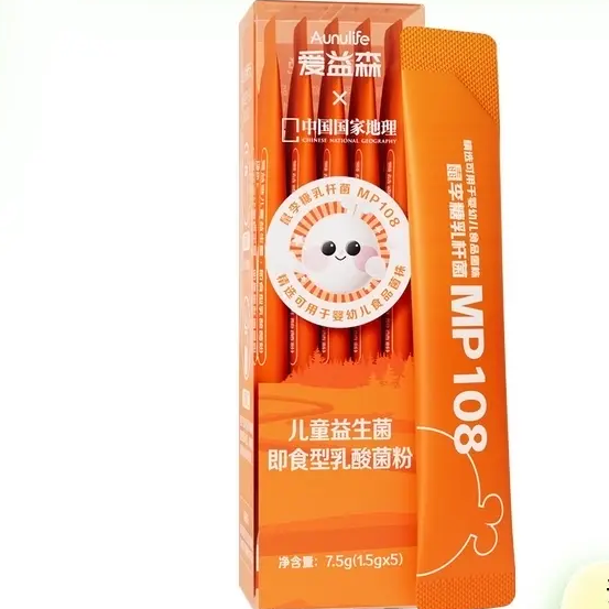 88VIP：爱益森 aunulife 佳贝艾特宝宝成人呵护调理肠胃益生菌粉1.5g*5袋即食冲剂助消化养胃