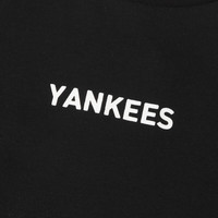 美职棒(MLB)儿童短袖官方男女童简约时尚潮流舒适大LOGO休闲T恤夏季7ATSJ0443 纽约洋基队/黑色 140 64