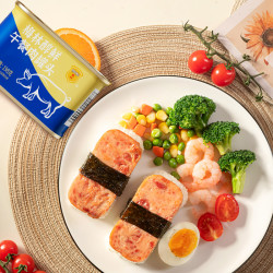 梅林B2 中粮梅林醇鲜午餐肉罐头198g即食泡面涮火锅户外露营