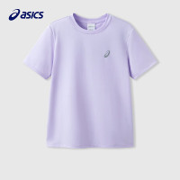 asics亚瑟士童装2024夏季男女儿童吸湿速干柔软舒适凉感短袖T恤 508紫色 130 cm 130cm
