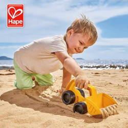 Hape 沙滩玩具儿童挖沙铲子小桶组合工具套装男女孩戏水玩雪 hape怪力挖沙车E4054