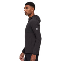 MAMMUT Madris Light 男士户外轻质防风弹力舒适中层夹克外套 黑色 L
