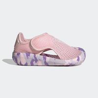 adidas/阿迪达斯 轻盈透气 儿童凉鞋 魔术贴 粉红色 19