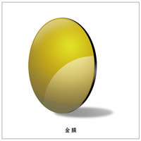 聚魅1.56偏光镜片 近视太阳镜片 炫彩 黑灰镜片 防紫外线树脂眼睛片 绿膜