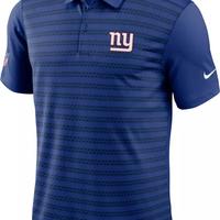 Nike Men's New York Giants Sideline Victory Rush Blue Polo
