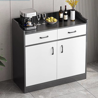 奥林欧风 餐边柜 客厅收纳柜储物柜厨房收纳简易小柜子客厅茶水柜酒柜边柜