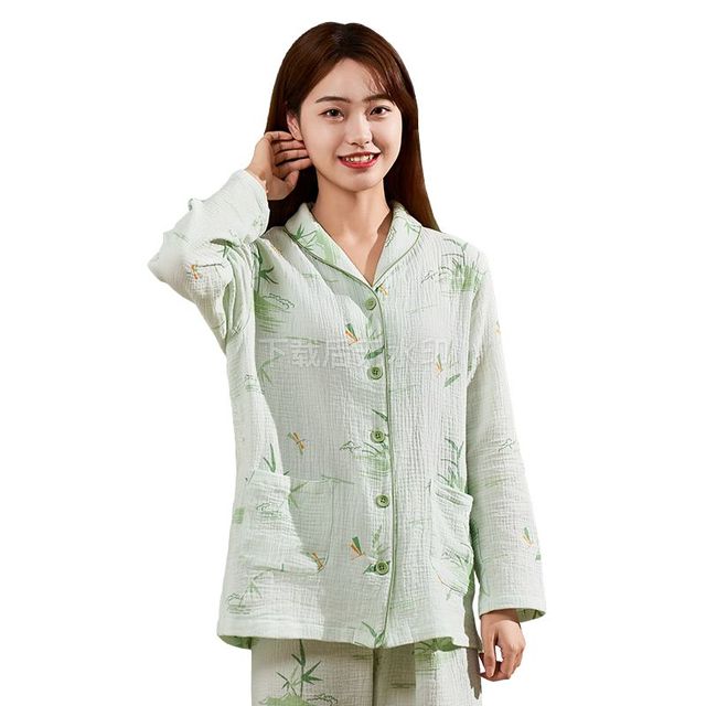 棉花会 cotton center 夏季哺乳月子服 双层纯棉云纱
