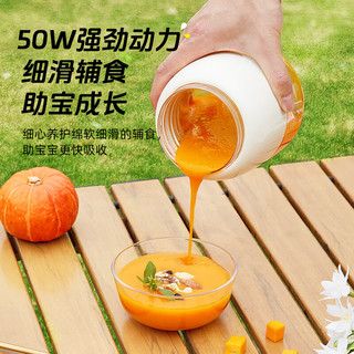 荣事达（Royalstar）无线榨汁机 大容量可碎冰吨吨榨汁桶 充电榨汁杯辅食机便携式搅拌杯电动打炸果汁杯小型家用料理机 0.8L碎冰榨汁桶【20叶刀】双盖