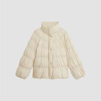【90白鸭绒】立领蓬松短款羽绒服女冬季时尚保暖休闲百搭外套