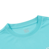 鸿星尔克儿童装男童短袖t恤夏季短T男生夏装中大童运动半袖T恤 天霁蓝 150