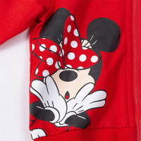 迪士尼宝宝(Disney Baby) 春季男女童时尚休闲卡通舒适百搭儿童外套 211S1481大红 120