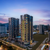 299/晚还可拆分，近横琴口岸/珠海长隆！珠海丽呈酒店(横琴口岸会展中心店) 江景行政大床房2晚可拆分+双早