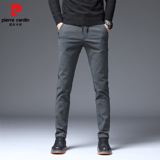 皮尔·卡丹 皮尔卡丹（pierre cardin）男士韩版免烫修身休闲裤