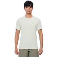 伯希和（Pelliot）户外速干T恤男女春圆领运动短袖徒步登山高弹舒适115215021绿