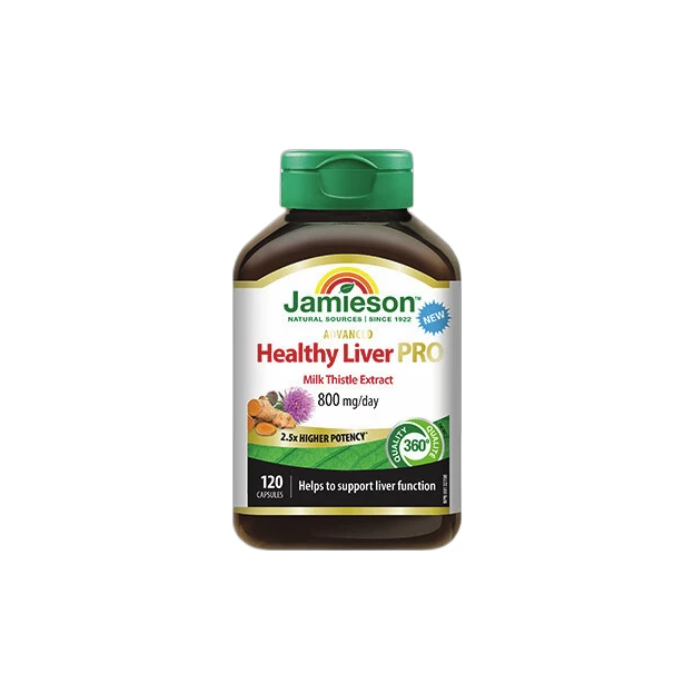 Jamieson健美生高浓缩奶蓟姜黄护肝片熬夜加班水飞蓟养肝男士女士