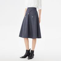【春秋美拉德】【春秋款】高腰中长裙千鸟格A字半身裙