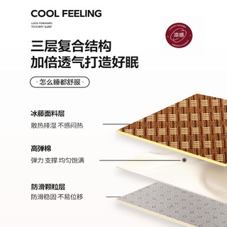 地毯卧室可睡可坐夏天睡垫藤席凉席地垫榻榻米垫子床垫地上睡觉用 窄边-人生百味
