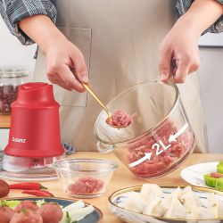 格兰仕 绞肉机家用电动多功能搅拌机绞肉馅碎菜捣蒜器碎肉料理机JR