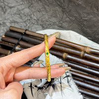 瑾惜金包银乾坤圈哪吒手镯同款款不掉色 包金2.5g-约30g（发） 54圈号